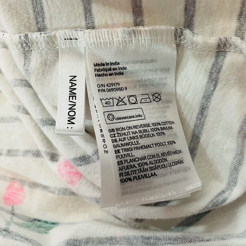 H&M Girls Cherry Casual  dress Bin 1 - Picture 3 of 4